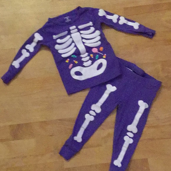 carters skeleton pajamas
